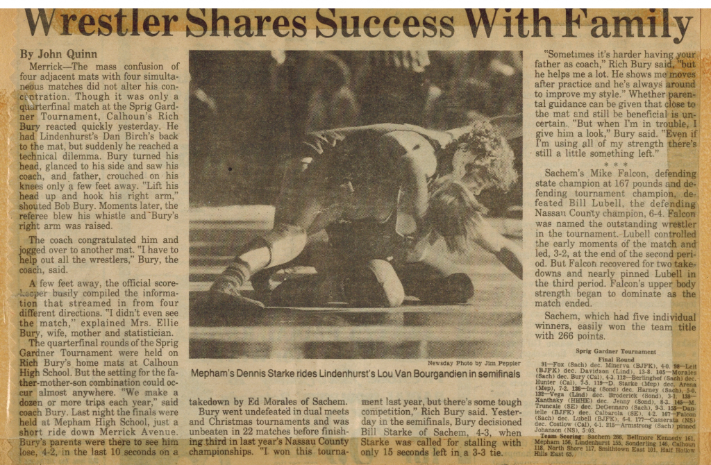 Wrestler Shares Success With Family