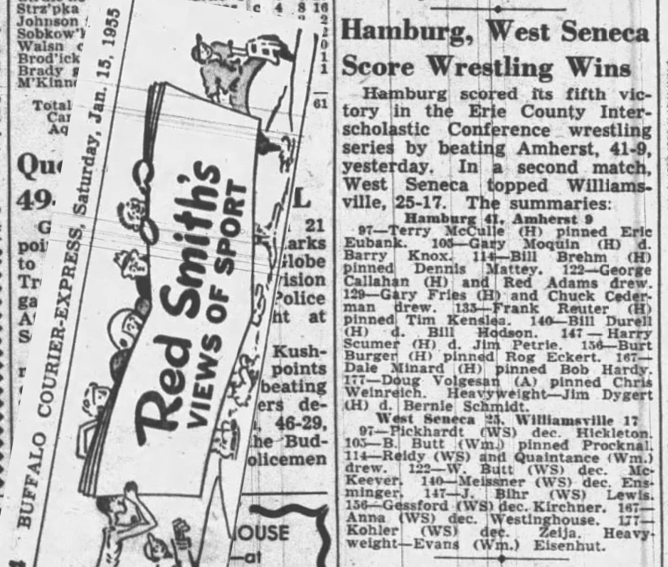 Hamburg, West Seneca Score Wrestling Wins