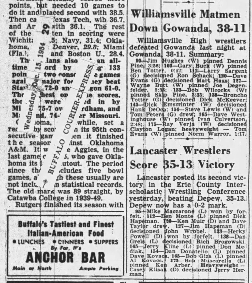 Lancaster Wrestlers Score 35-15 Victory