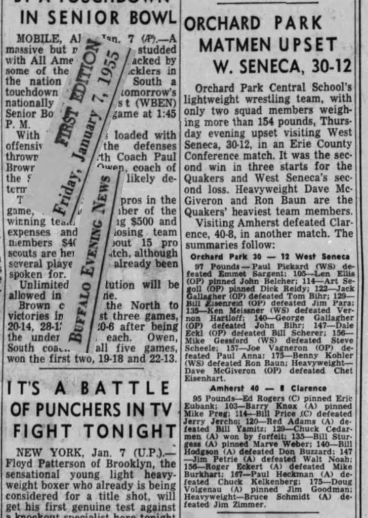 Amherst 40 - 8 Clarence