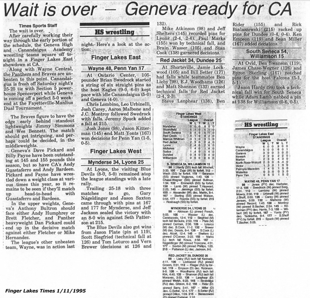 South Seneca 54, Williamson 15