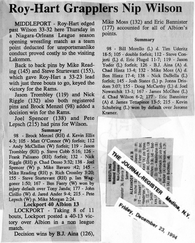 Lockport 40, Albion 13