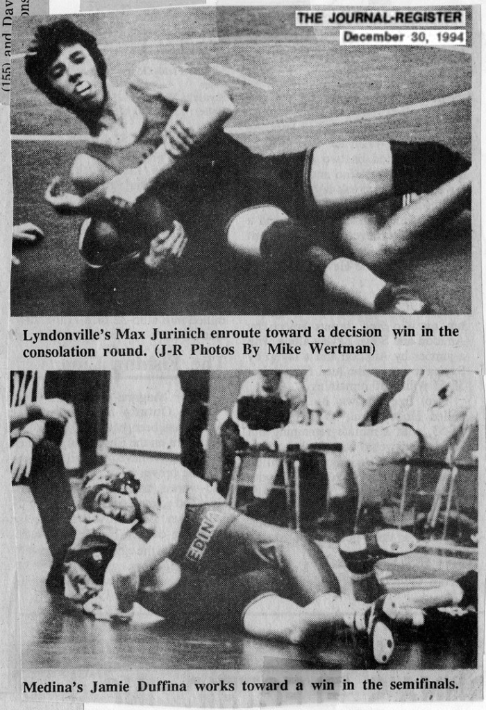 Tonawanda Matmen Defeat Host Medina To Capture Team Tourney Championship