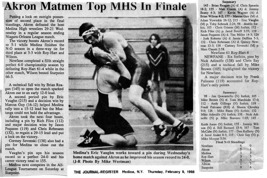 Akron Matmen Top Medina In Finale