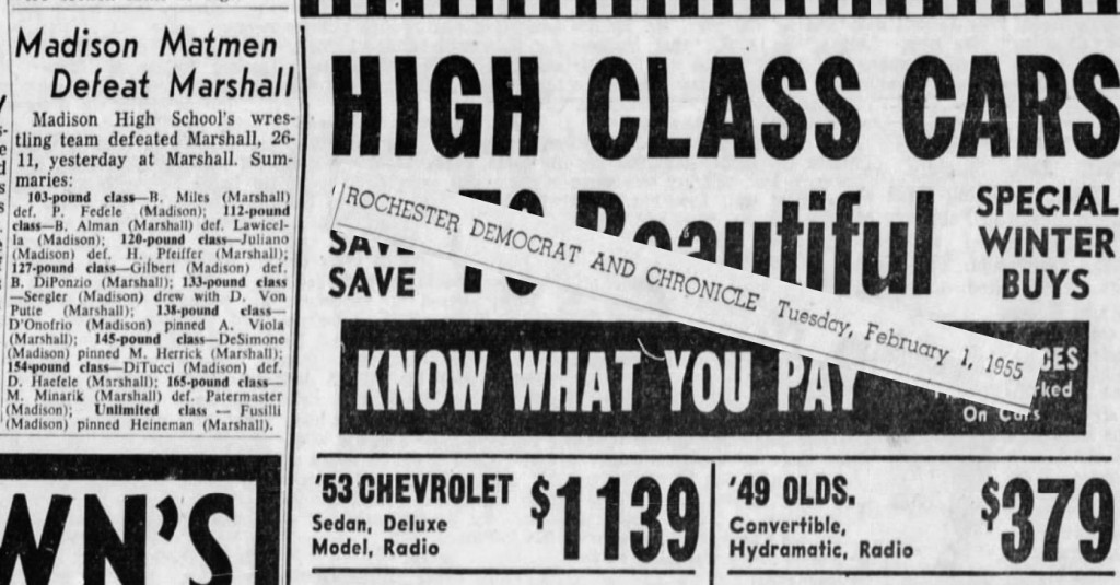 Madison Matmen Defeat Marshall