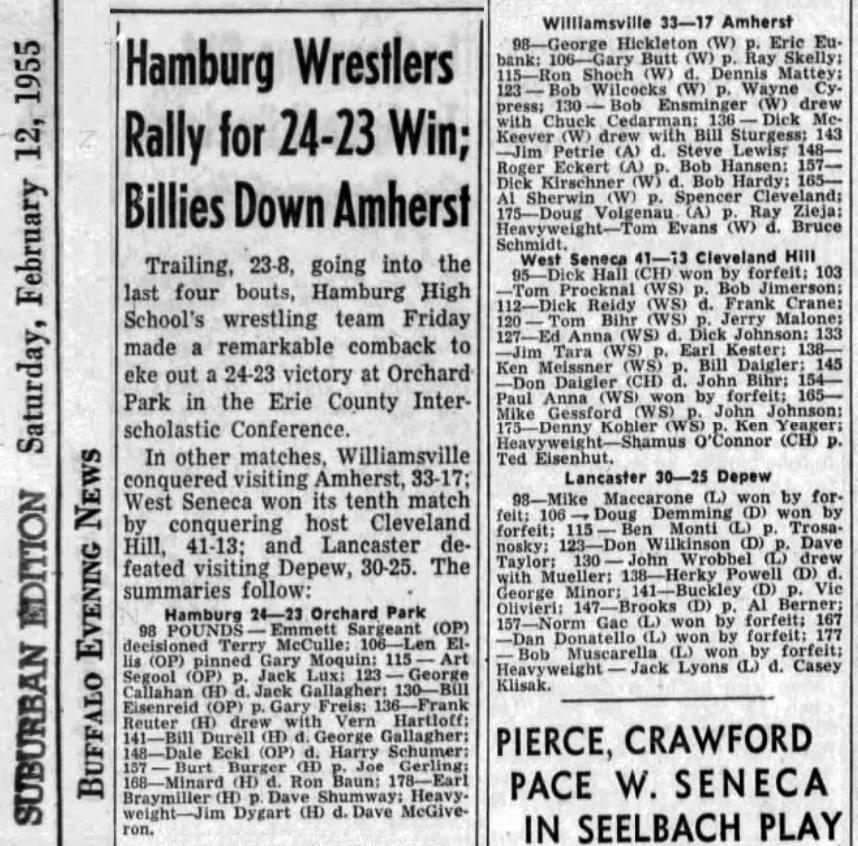 Lancaster 30-24 Depew