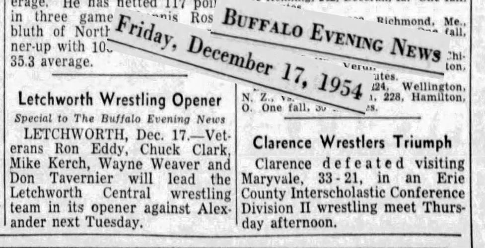 Clarence Wrestlers Triumph