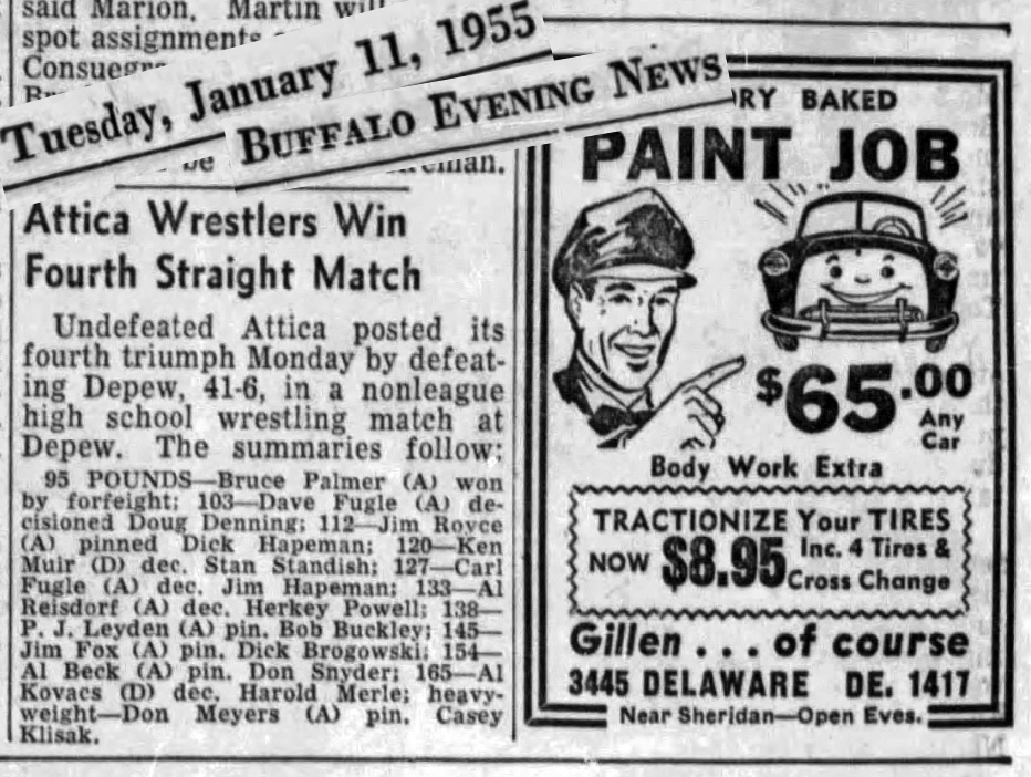 Attica Wrestlers Win Fourth Straight Match