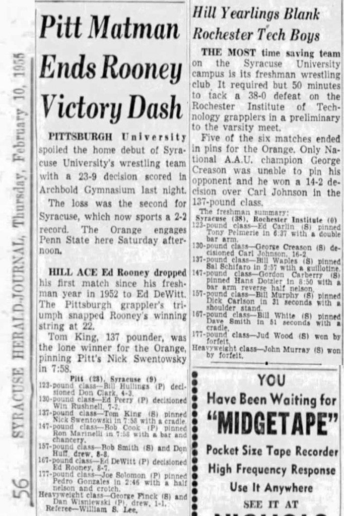 Hill Yearlings Blank Rochester Tech Boys