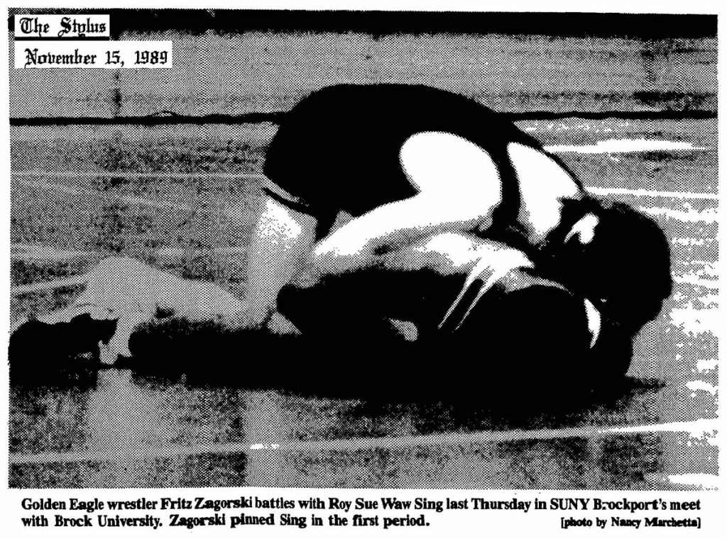 Brockport State wrestlers defeat Brock for first dual meet win