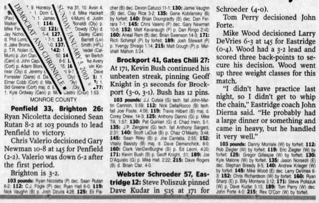 Brockport 41, Gates Chili 27