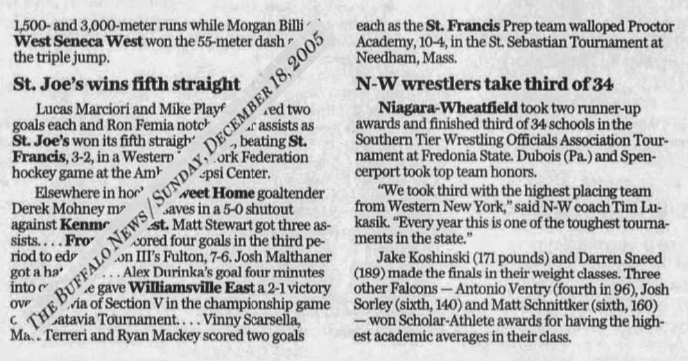 N-W wrestlers take third of 34