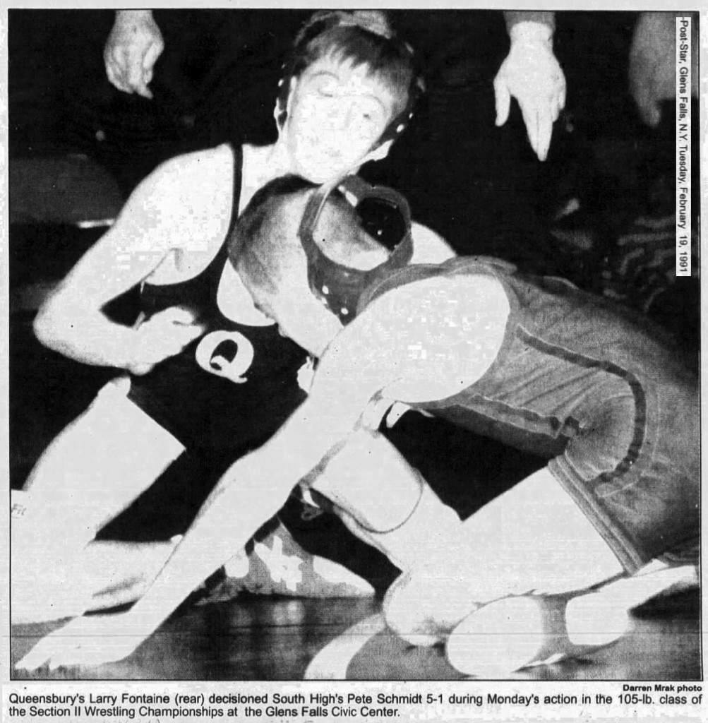 Larry Fontaine battles Pete Schmidt