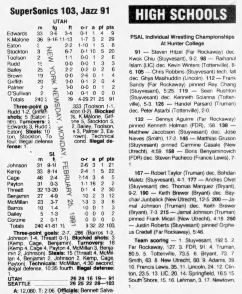 PSAL Individual Wrestling Championships