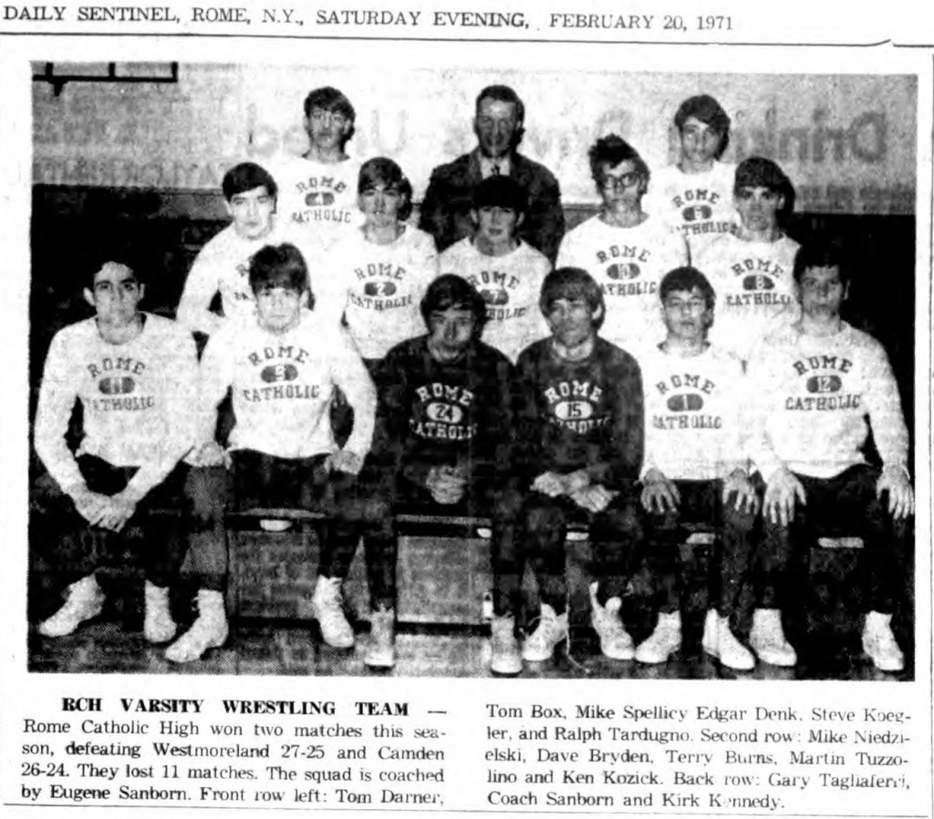 1970-1971 Rome Catholic Redwings