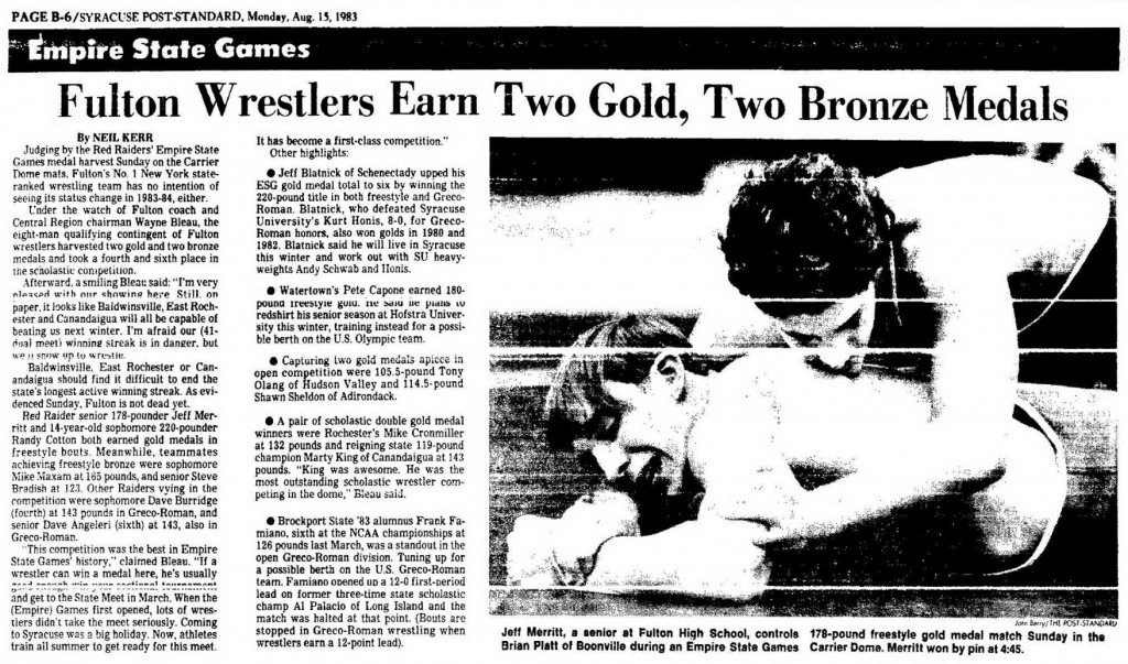 Fulton Wrestlers Earn Two Golds, Two Bronze Medals