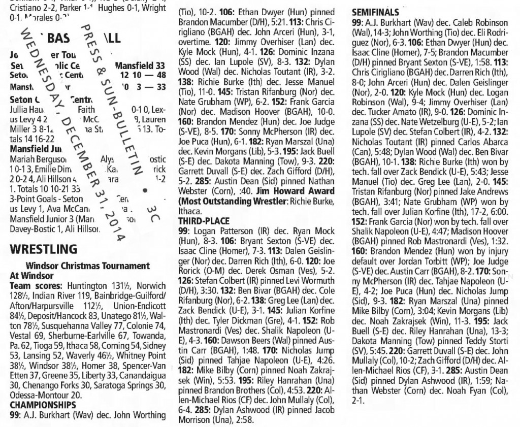 Windsor Christmas Tournament