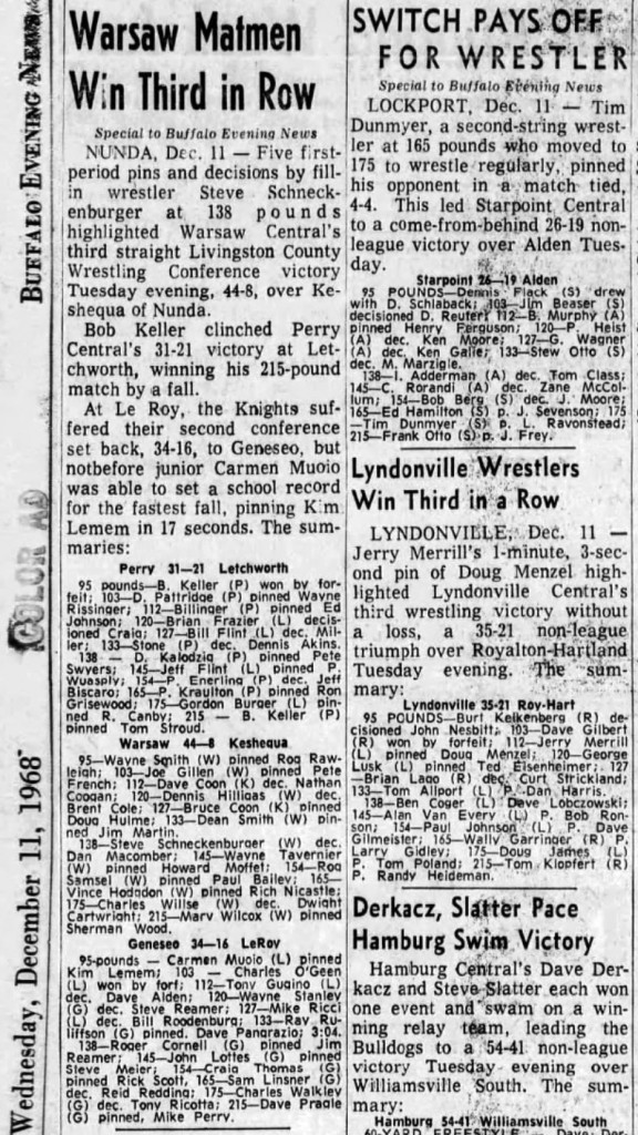 Switch Pays Off For Wrestler