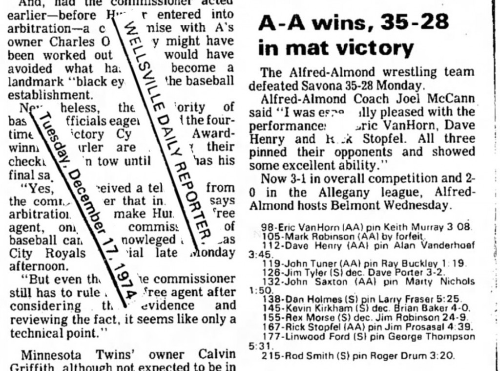 A-A wins, 35-28 in mat victory