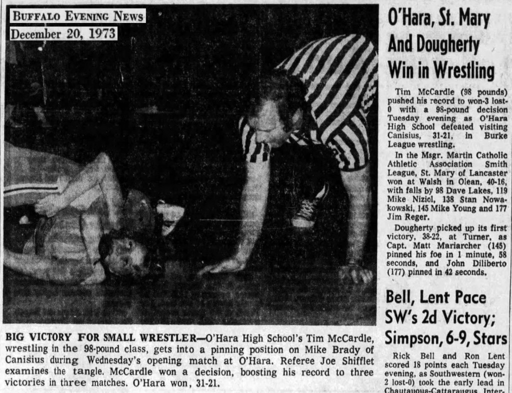 O'Hara, St. Mary and Dougherty Win in Wrestling