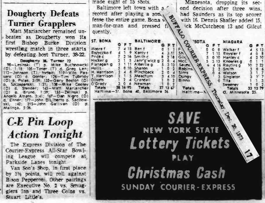 Dougherty Defeats Turner Grapplers