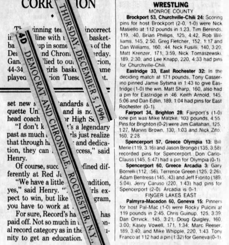 Monroe County Wrestling