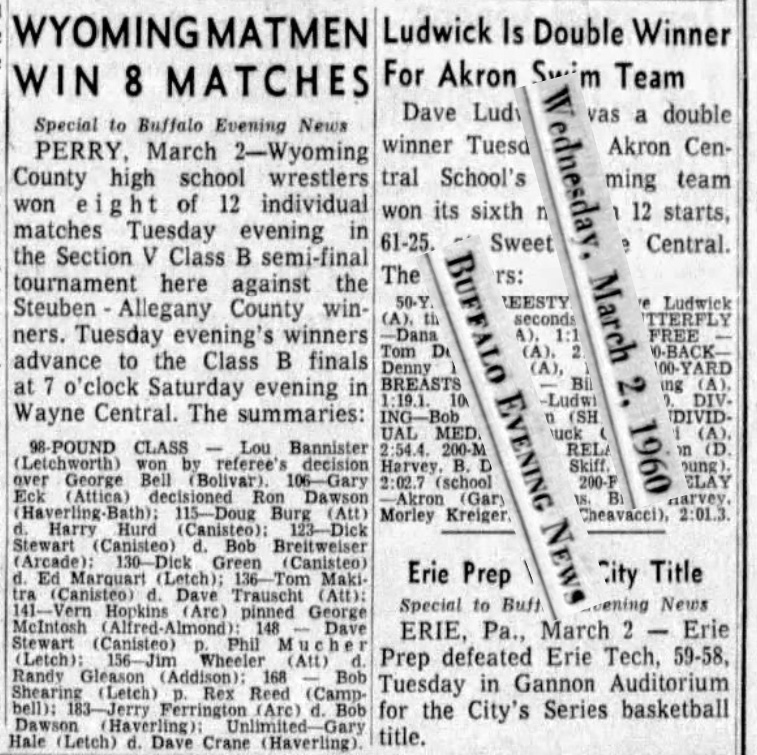 Wyoming Matmen Win 8 Matches