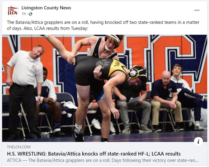 Attica/Batavia knocks off state-ranked HF-L