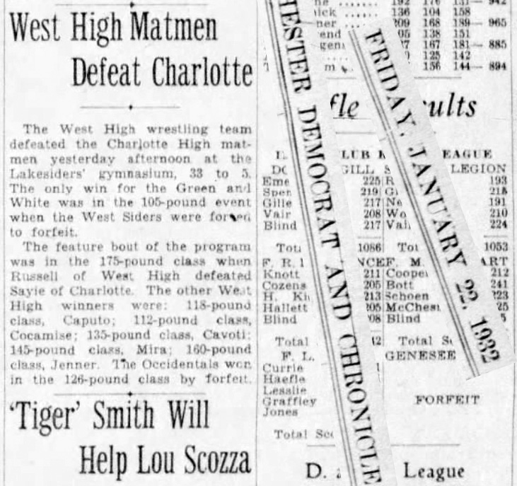 West High Matmen Defeat Charlotte