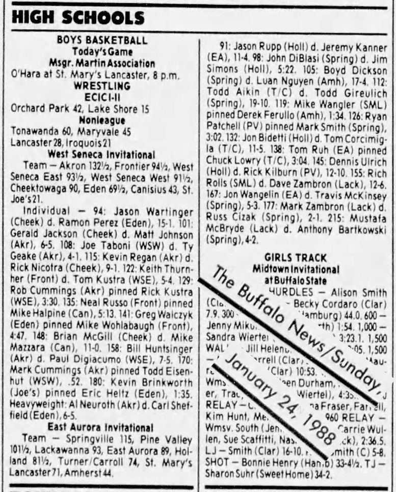 West Seneca Invitational