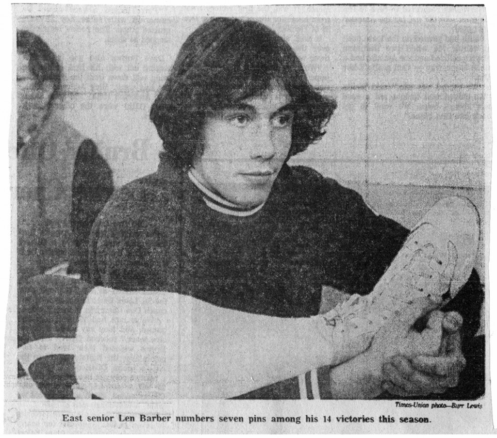 East senior Len Barber