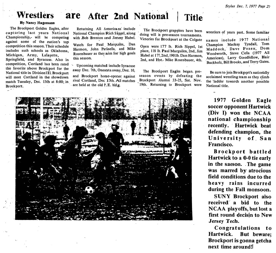 Wrestlers are After 2nd National Title