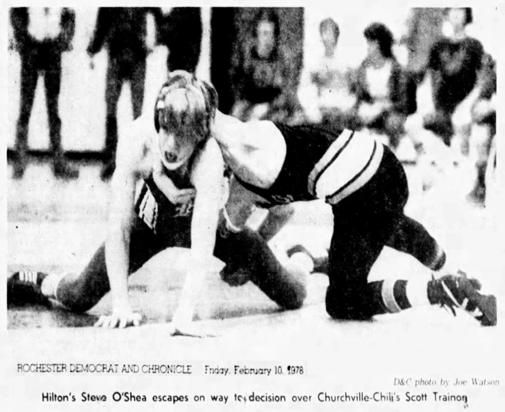 Hilton Captures wrestling crown