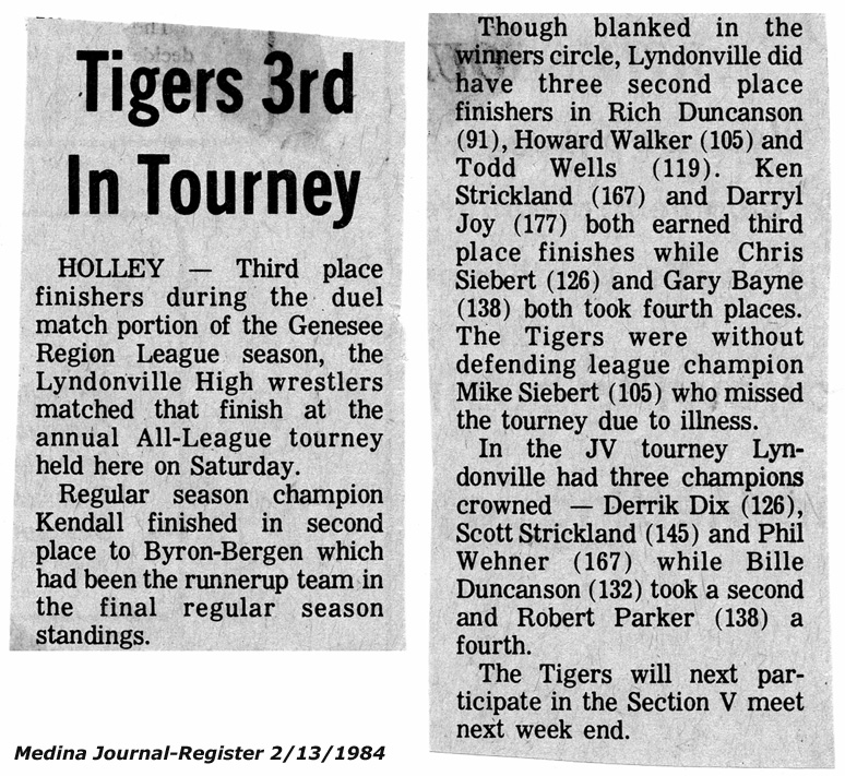 Tigers 3rd In Tourney