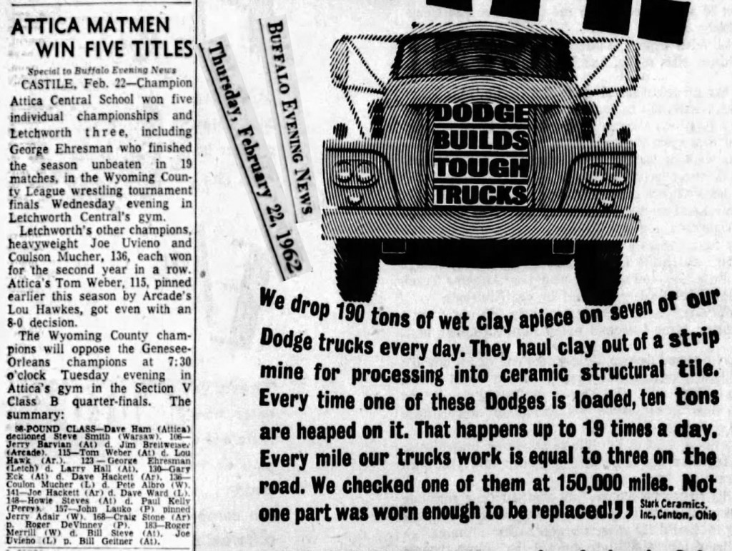 Attica Matmen Win Five Titles