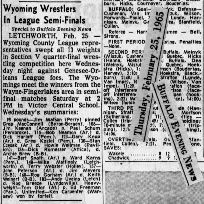 Wyoming Wrestlers In League Semi-Finals