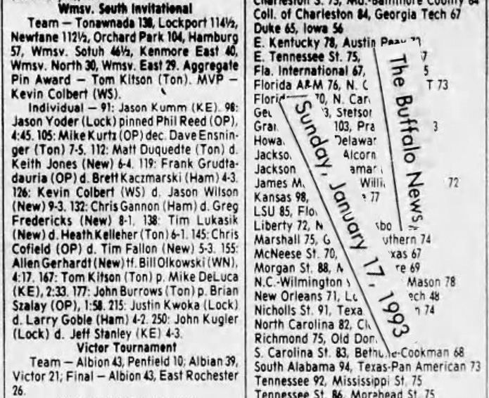 Williamsville South Invitational