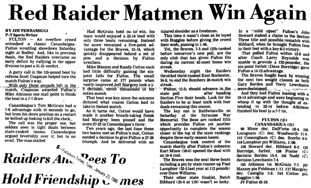 Red Raider Matmen Win Again