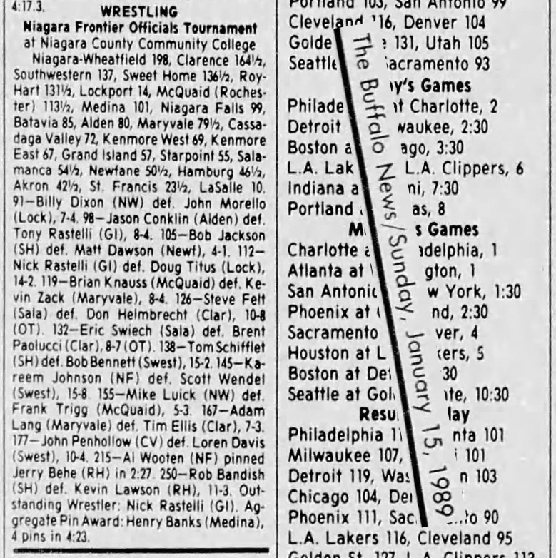 Niagara Frontier Officials Tournament