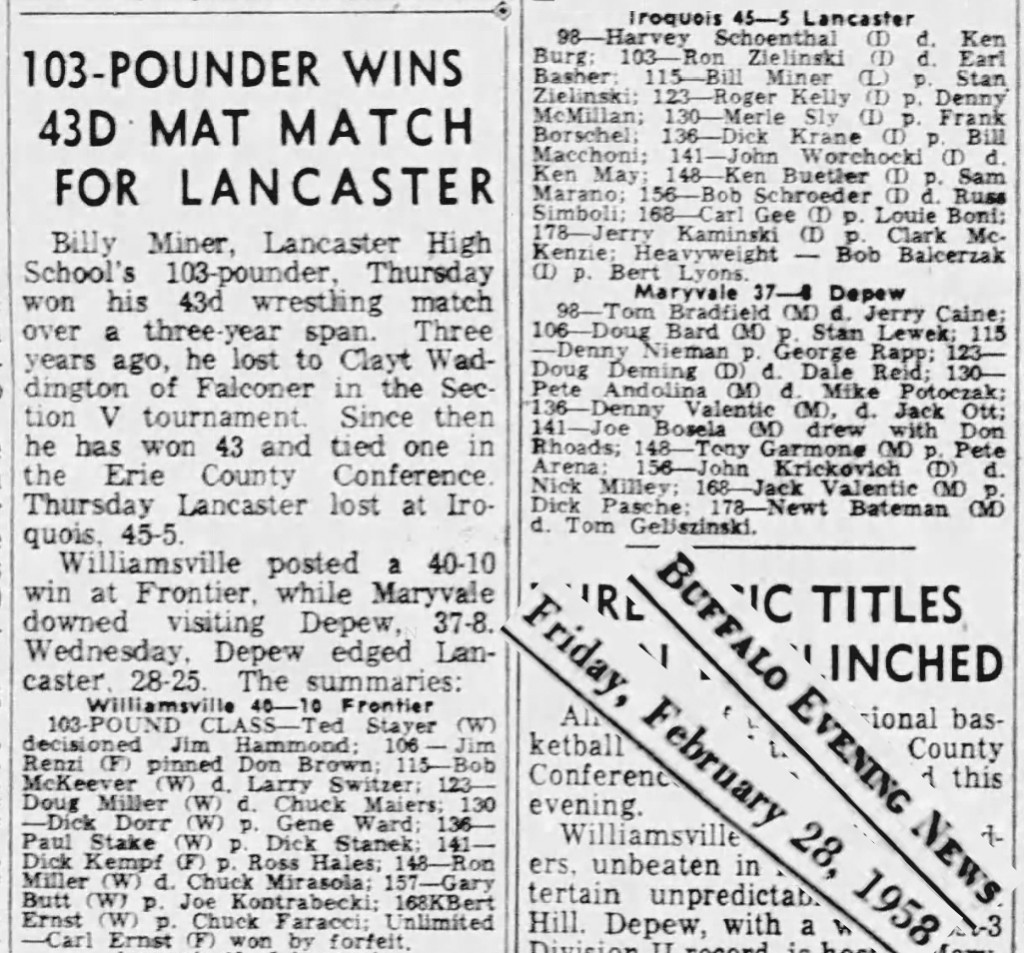 Maryvale downs Depew