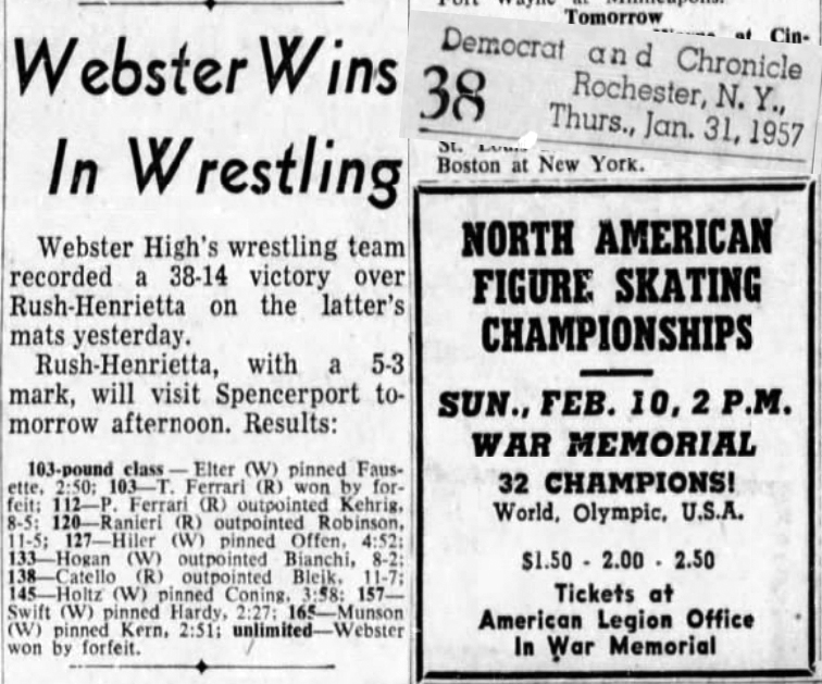 Webster Wins In Wrestling