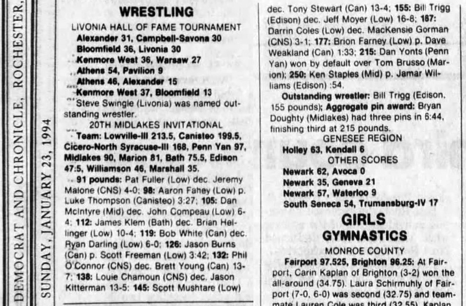 20th Midlakes Invitational