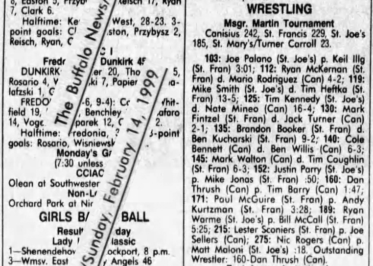 Msgr. Martin Tournament