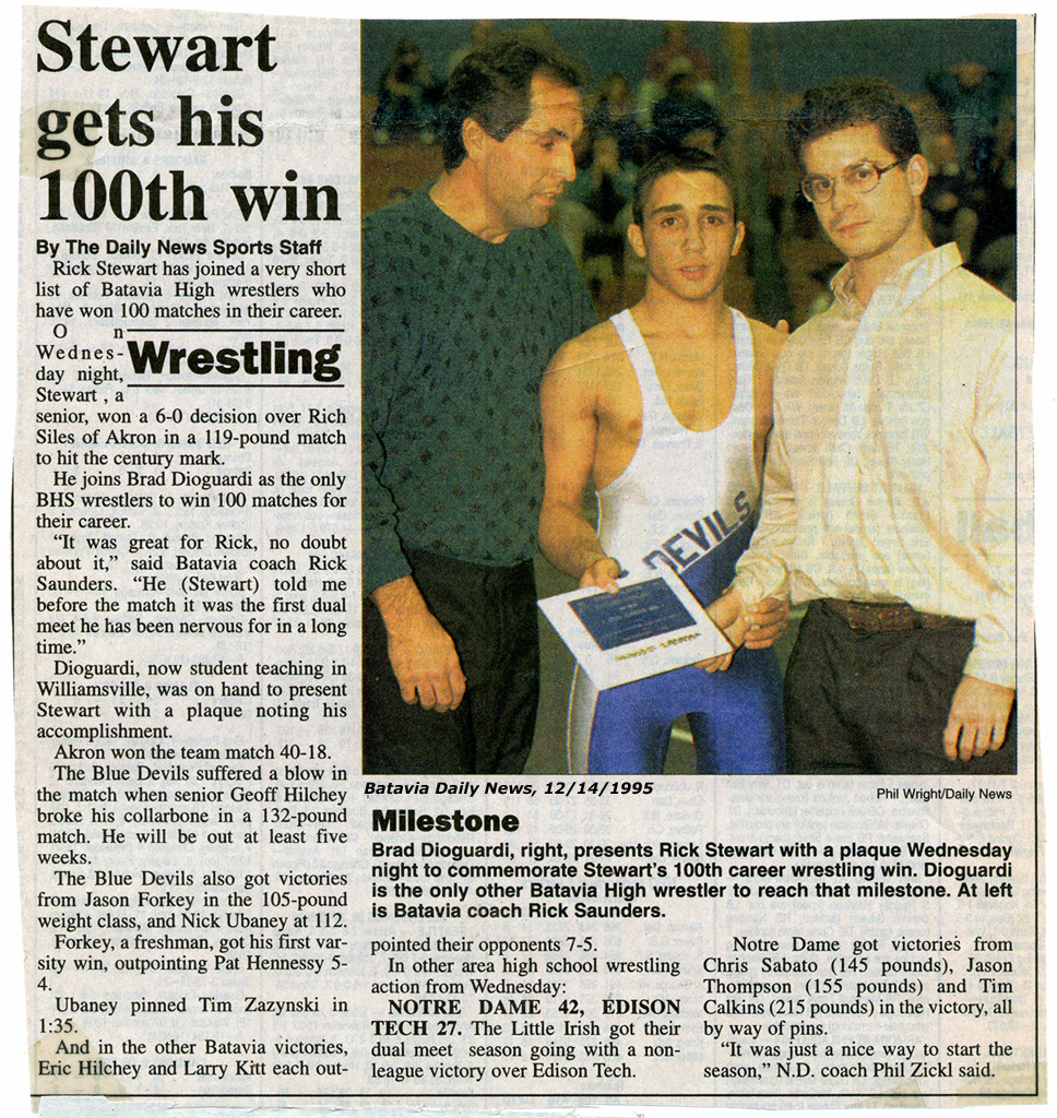 Stewart gets his 100th win