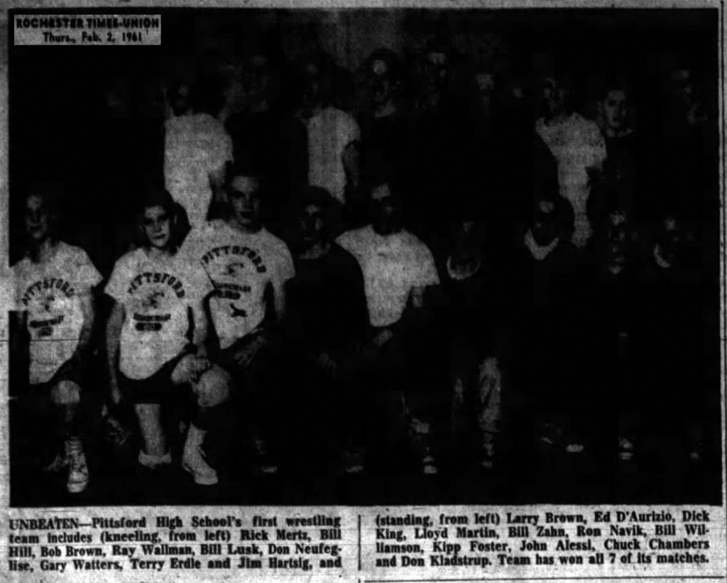 First Pittsford Wrestling Team Has 7 Wins, No Losses