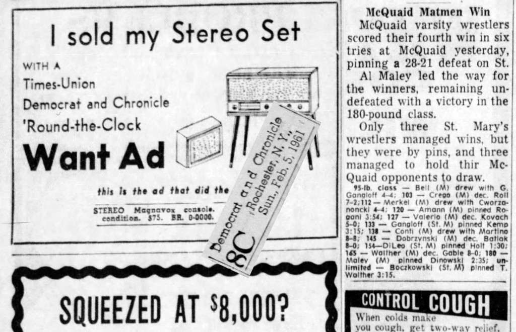 McQuaid 28, St. Mary's 21