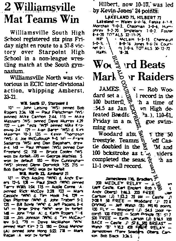 Williamsville North 33, Amherst 21