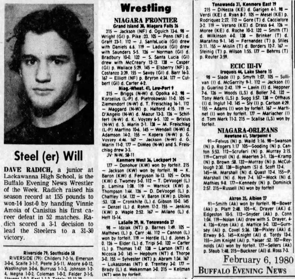 Radich Stops Amoia's Skein