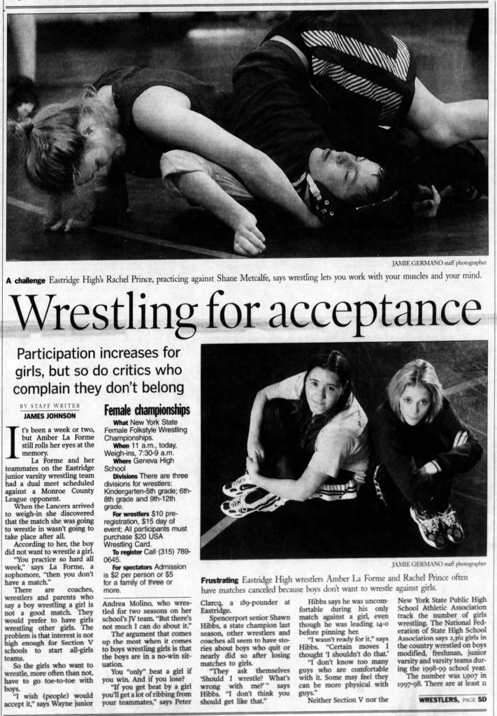 Wrestling for acceptance