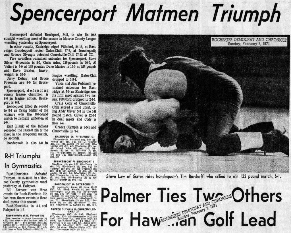 Spencerport Matmen Triumph